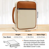 Bible Case for Women Pu Leather Bible Cover, Bible Cover/Bible Bag Organizer, Bible Study Supplies, Travel Church Gift