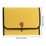 Heavy Duty Watchband Storage Bag Sturdy Organizer Pouch with Zipper Hanging Design for Watch Straps Earphones Cables Travel