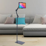Universal 360?? Adjustable Tablet Holder Floor Stand Clamp for 4-17cm Phone iPad