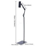 Universal 360?? Adjustable Tablet Holder Floor Stand Clamp for 4-17cm Phone iPad