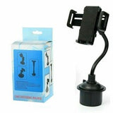 Universal Car Mount Cup Phone Holder Adjustable 10" Gooseneck GPS Stand Cradle