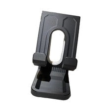 Black Matte Desktop Phone Stand Holder, Adjustable Angle Plastic Universal Mount