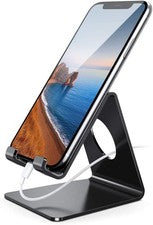 Lamicall Cell Phone Stand, Dock: Cradle, Holder, Stand Compact, Black