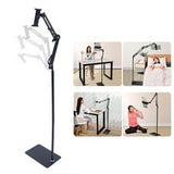 Universal 360?? Adjustable Tablet Holder Floor Stand Clamp for 4-17cm Phone iPad